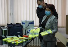 Pripadnicima saobraćajne policije uručena oprema Grada Niša saobraćajna policija niš