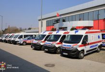 Nova sanitetska vozila u Kragujevcu sanitetska vozila