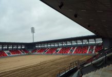 Leskovac: Završni radovi na izgradnji stadiona
